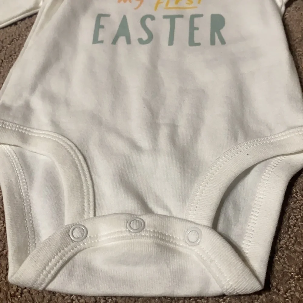 Carter’s My First Easter Onsie 3 Months NWT Infant Unisex Baby